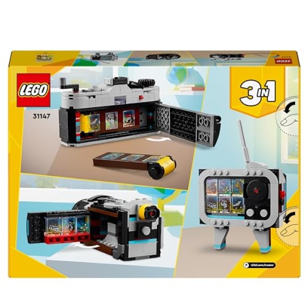 LEGO Creator 3in1 Retro Camera Toy for Girls and Boys 31147 - Image 6