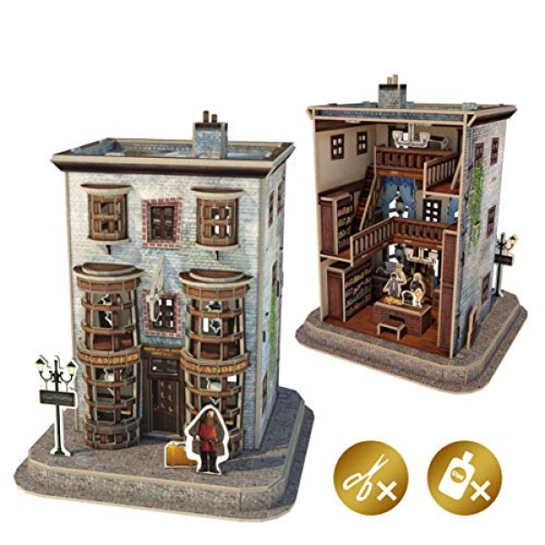 Harry Potter Diagon Alley Olivanders 3D Model Kit Puzzle - Image 3