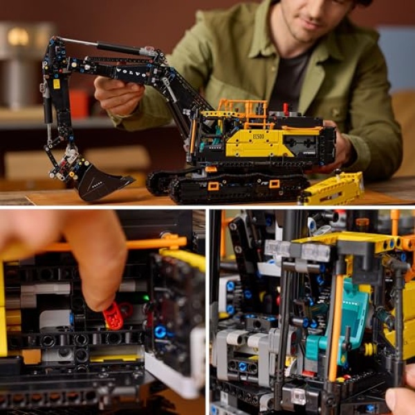 LEGO Technic Volvo EC500 Hybrid Excavator Building Set 42215 - Image 4