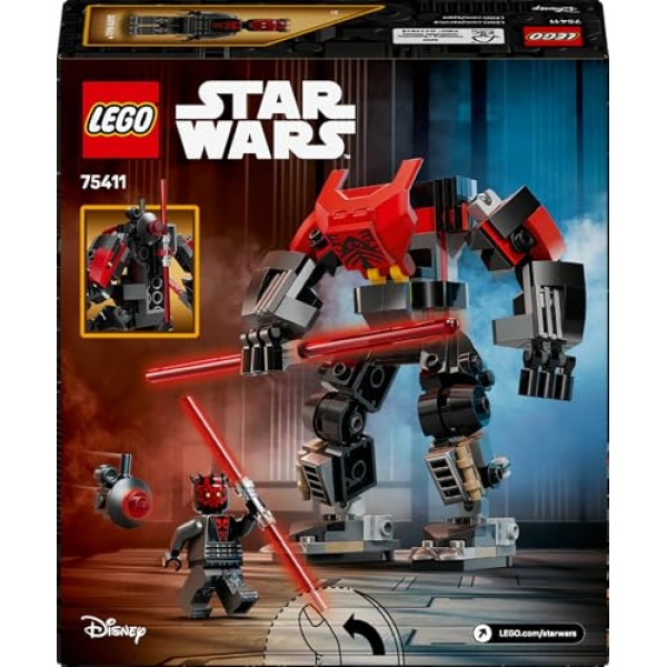LEGO Star Wars Darth Maul Mech Building Toy for Kids 75411 - Image 6