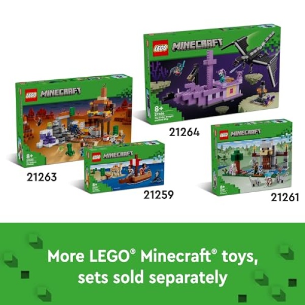 LEGO Minecraft The Cherry Blossom Garden Building Toy 21260 - Image 8