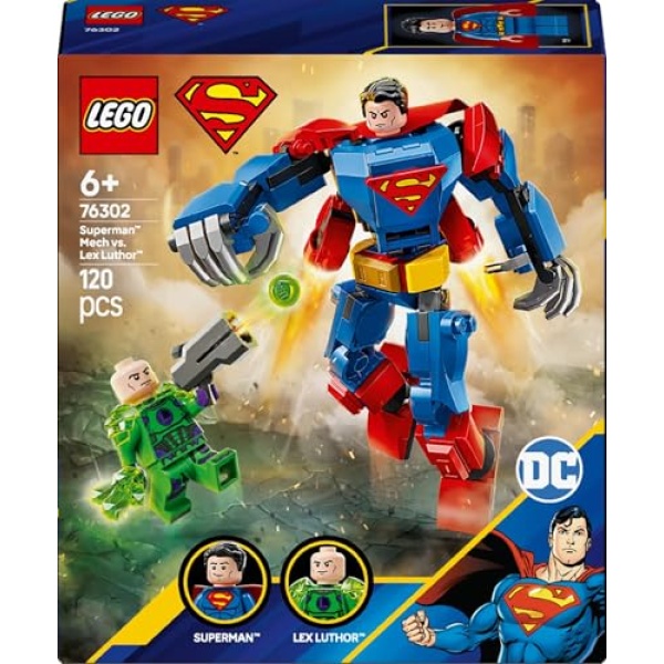 LEGO DC Superman Mech vs. Lex Luthor Super Hero Toy 76302 - Image 8