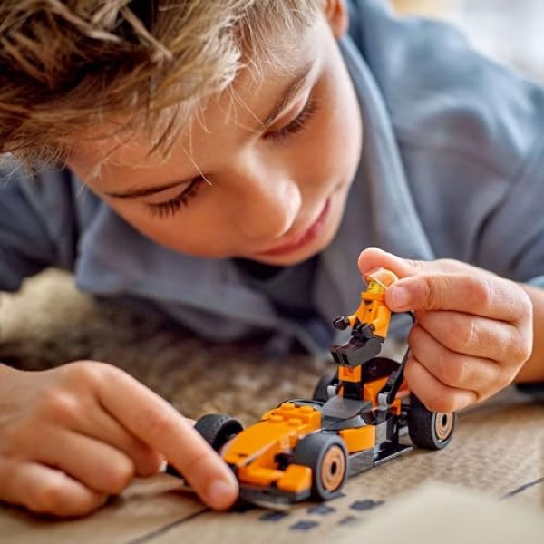 LEGO City F1 Driver with McLaren Race Car Toy Playset 60442 - Image 2