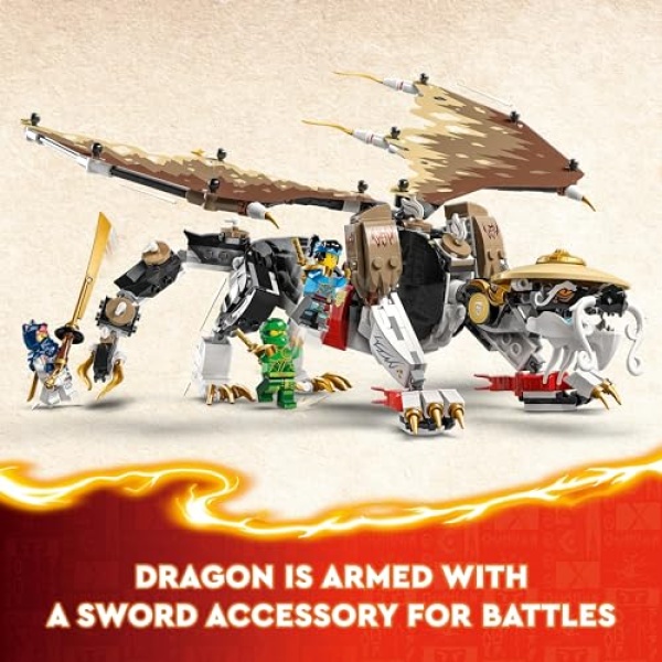 LEGO NINJAGO Egalt the Master Dragon Toy Ninja Playset 71809 - Image 4