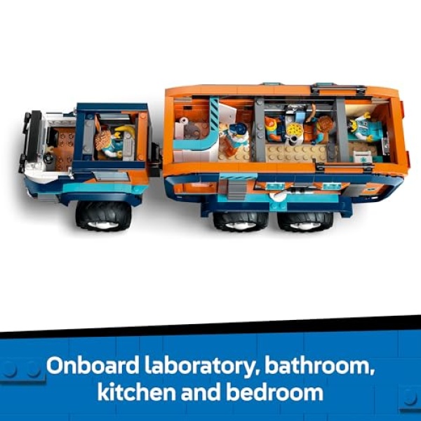 LEGO City Arctic Explorer Science Lab Truck Toy Set 60471 - Image 4