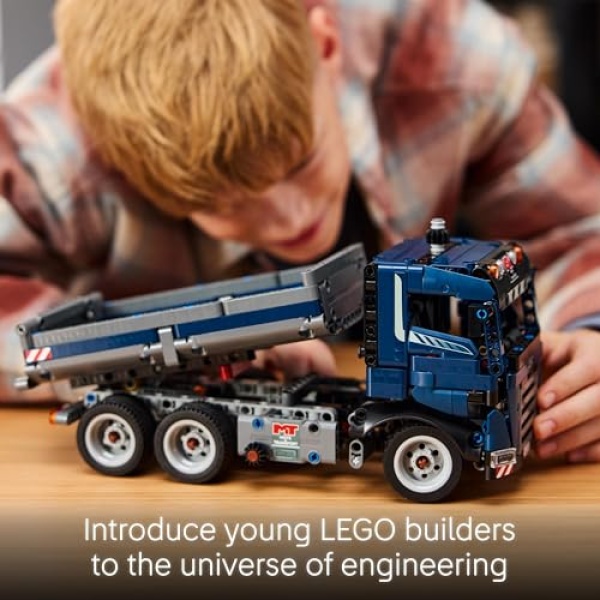 LEGO Technic Tipping Dump Truck Construction Toy Set 42203 - Image 6