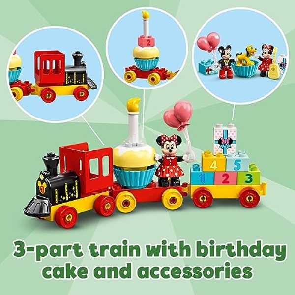 LEGO DUPLO Disney Mickey and Minnie Birthday Train Toy 10941 - Image 4