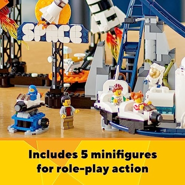 LEGO Creator 3in1 Space Roller Coaster Funfair Set 31142 - Image 7