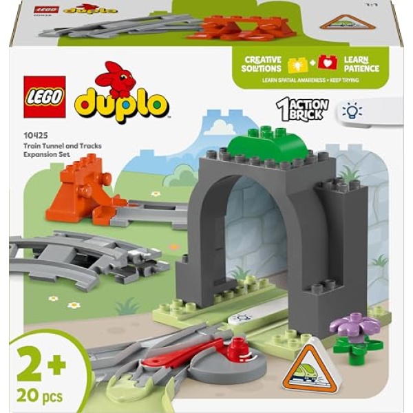 LEGO DUPLO Train Tunnel and Tracks Expansion Set Toy 10425 - Image 7
