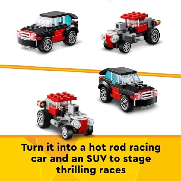 LEGO Creator 3in1 Flatbed Truck with Helicopter Toy 31146 - Image 6