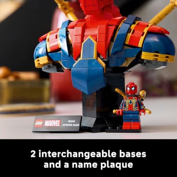 LEGO Marvel Iron Spider-Man Bust Avengers Building Set 76326 - Image 9