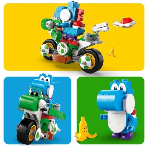 LEGO Super Mario: Mario Kart - Yoshi Bike Toy Set 72031 - Image 4