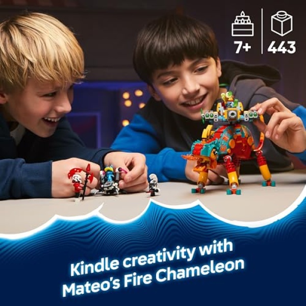LEGO DREAMZzz 2in1 Mateo's Fire Chameleon Creative Toy 71492