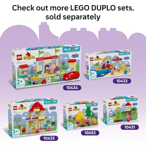 LEGO DUPLO Peppa Pig Funfair Toddler Learning Toy 10453 - Image 6