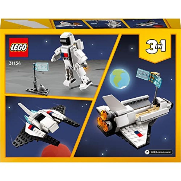 LEGO Creator 3 in 1 Space Shuttle & Spaceship Toys 31134 - Image 8