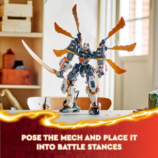 LEGO NINJAGO Cole's Titan Dragon Mech Adventure Toy 71821 - Image 4