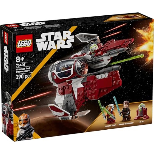 LEGO Star Wars Ahsoka's Jedi Interceptor Building Toy 75401 - Image 8