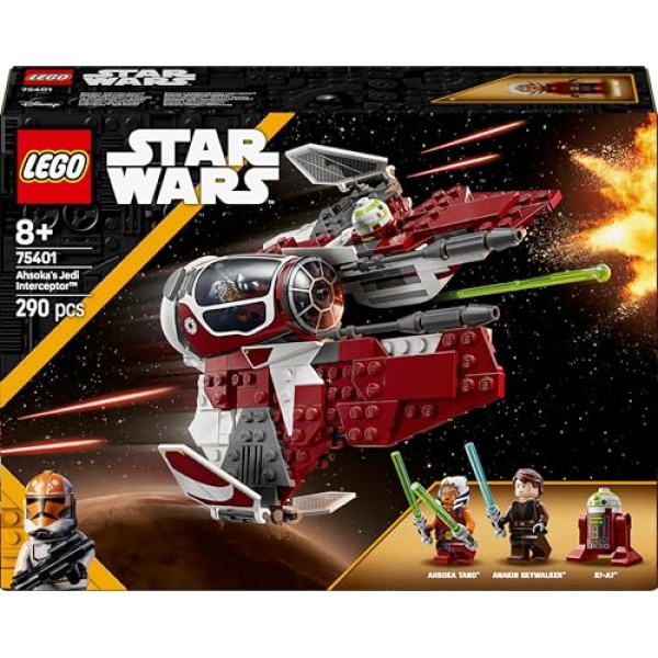 LEGO Star Wars Ahsoka's Jedi Interceptor Building Toy 75401 - Image 7
