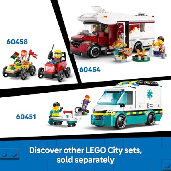 LEGO City Lifeguard Beach Rescue Truck & Shark Toys 60453 - Image 5