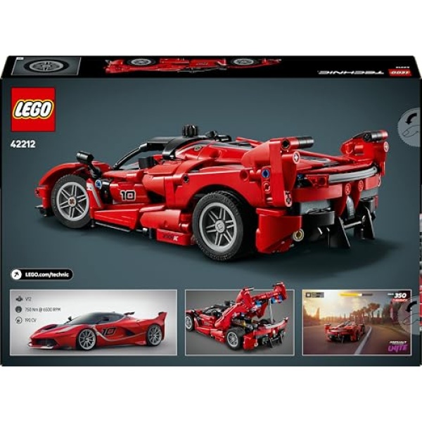 LEGO Technic Ferrari FXX K Model Race Car Toy for Kids 42212 - Image 5