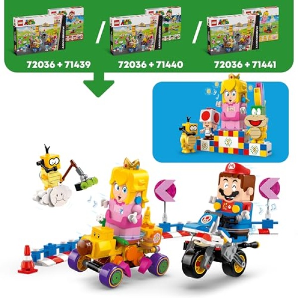 LEGO Super Mario Kart - Baby Peach & Grand Prix Set 72036 - Image 2