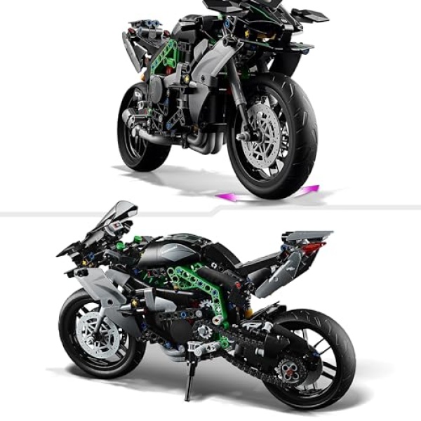 LEGO Technic Kawasaki Ninja H2R Motorcycle Toy Vehicle 42170 - Image 2
