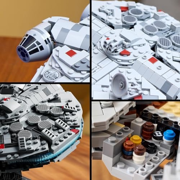 LEGO Star Wars Millennium Falcon Model Set for Adults 75375 - Image 4