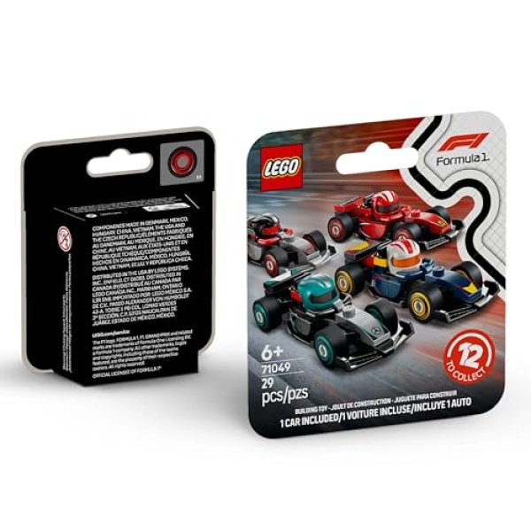 LEGO F1 Collectible Race Cars Building Toy for Kids 71049 - Image 7