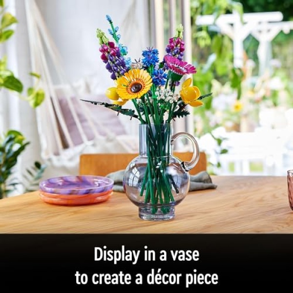LEGO Icons Wildflower Bouquet Flowers Set for Adults 10313 - Image 5