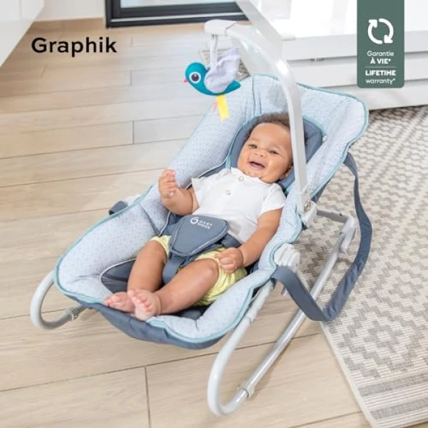 Babymoov Graphik Bouncer - Blue