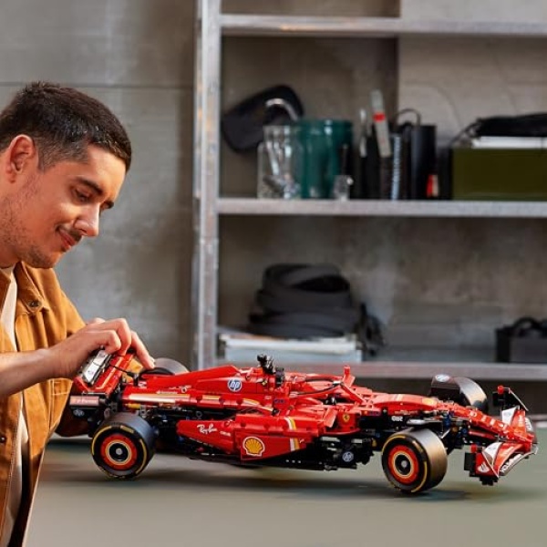 LEGO Technic Ferrari SF-24 F1 Car Model Kit for Adults 42207 - Image 9