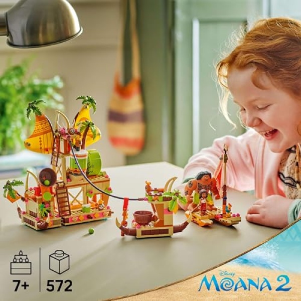 LEGO Disney Moana 2 Kakamora Barge Building Toy Set 43258 - Image 2
