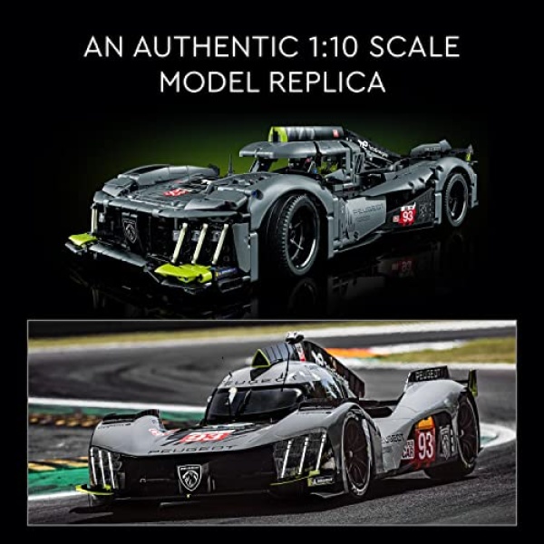 LEGO Technic PEUGEOT 9X8 24H Le Mans Hybrid Hypercar 42156 - Image 5