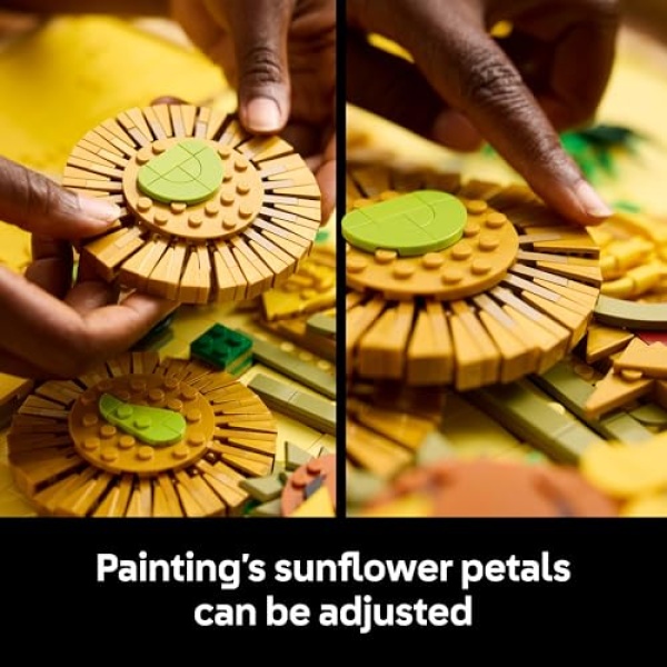 LEGO ART Vincent van Gogh - Sunflowers Building Set 31215 - Image 3