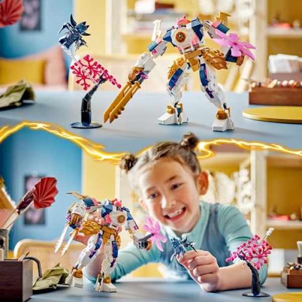 LEGO NINJAGO Sora's Elemental Tech Mech Action Figure 71807 - Image 5