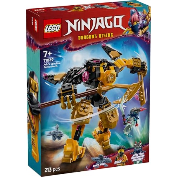 LEGO NINJAGO Arin's Spinjitzu Battle Mech Toy Set 71839 - Image 6