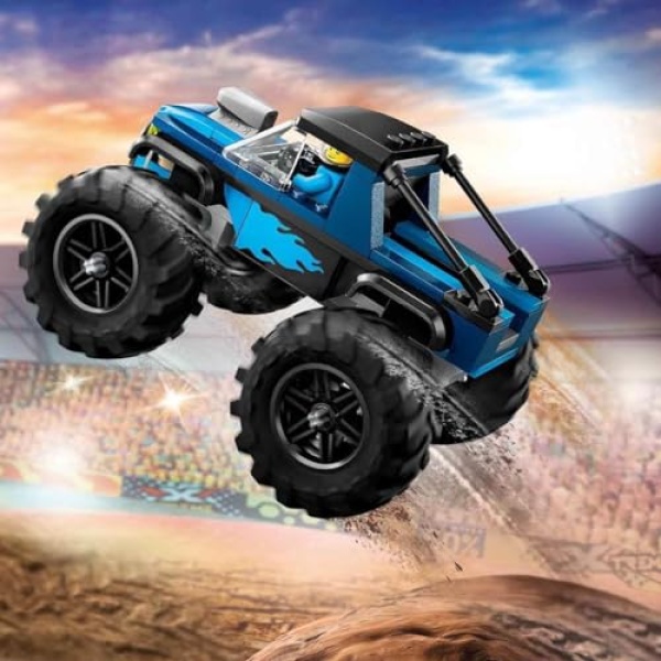 LEGO City Blue Monster Truck Toy Vehicle Playset 60402