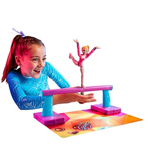 Team GEM Magic Gemtastic Balance Beam and Gymnast Doll Amber - Image 4