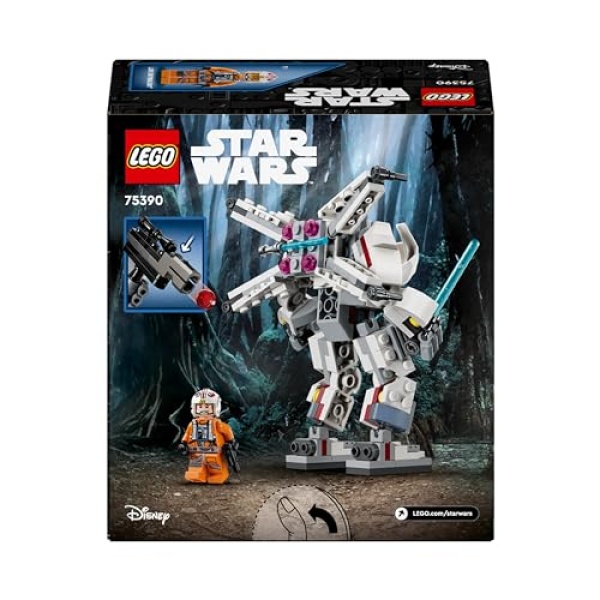 LEGO Star Wars Luke Skywalker X-Wing Mech Building Toy 75390 - Image 9