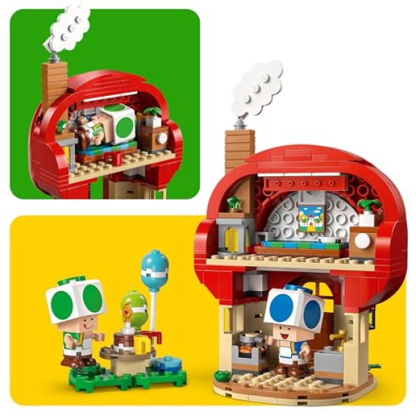 LEGO Super Mario Party at Toad's House Toy for Kids 72041 - Image 4