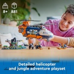 LEGO City Jungle Explorer Helicopter at Base Camp Set 60437