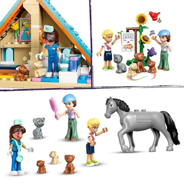 LEGO Friends Horse and Pet Vet Clinic Animal Toy Set 42651 - Image 3