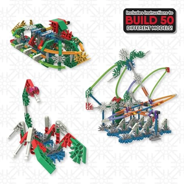 K'nex Classics Power & Play Motorized 50 Model Building Set - Image 2
