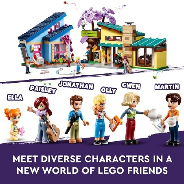 LEGO Friends Olly and Paisley's Family Houses Toy Set 42620 - Image 4