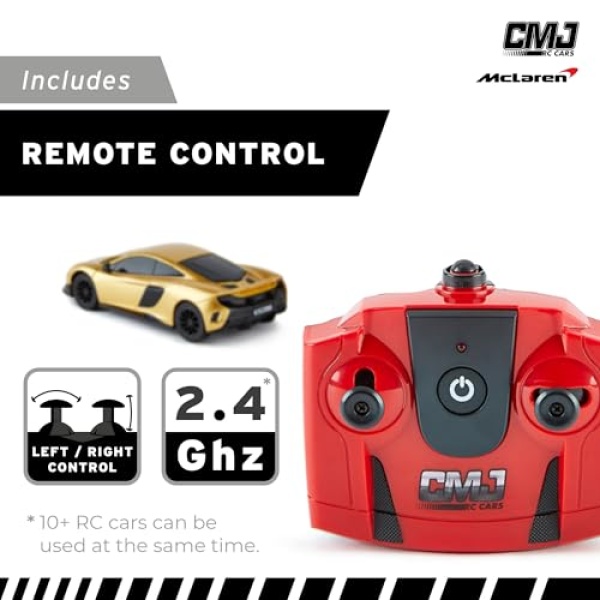 CMJ RC Cars 1:24 McLaren 675LT Gold Car - Image 5