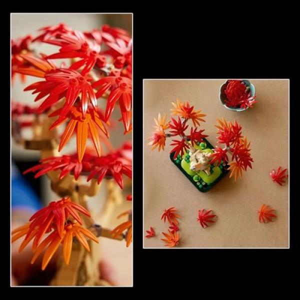 LEGO Botanicals Japanese Red Maple Bonsai Tree DIY Set 10348 - Image 4