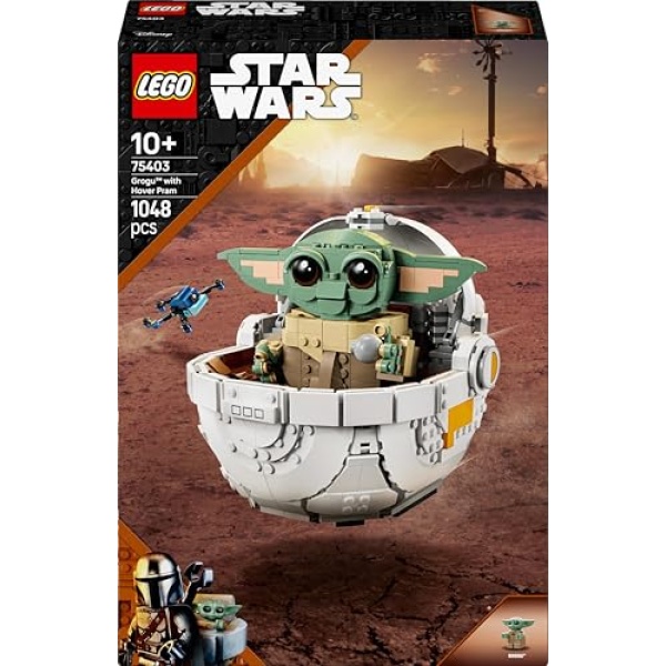 LEGO Star Wars Grogu with Hover Pram Building Toy 75403 - Image 7