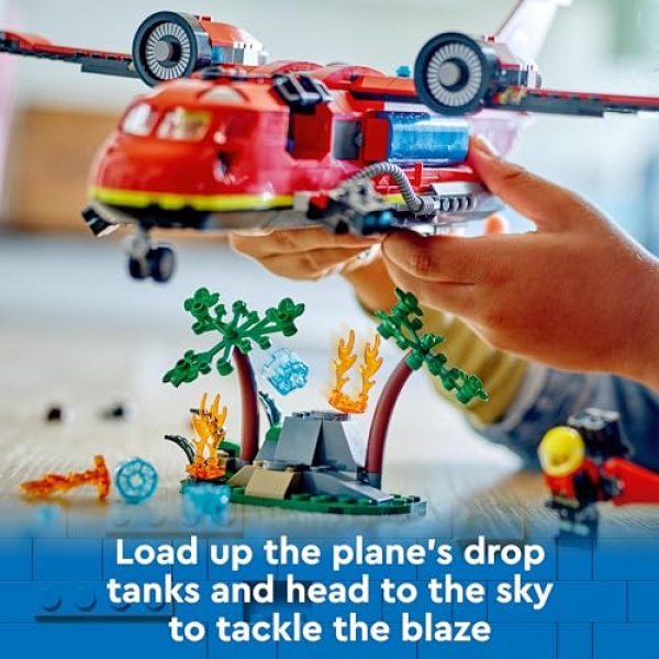 LEGO City Fire Rescue Plane Toy for Kids Aged 6 Plus 60413 - Image 3