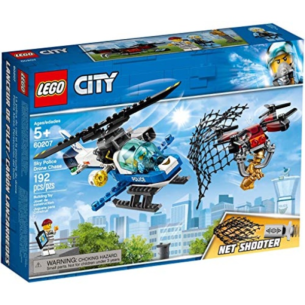 LEGO City Sky Police Drone Chase Toy  Helicopter - 60207 - Image 2