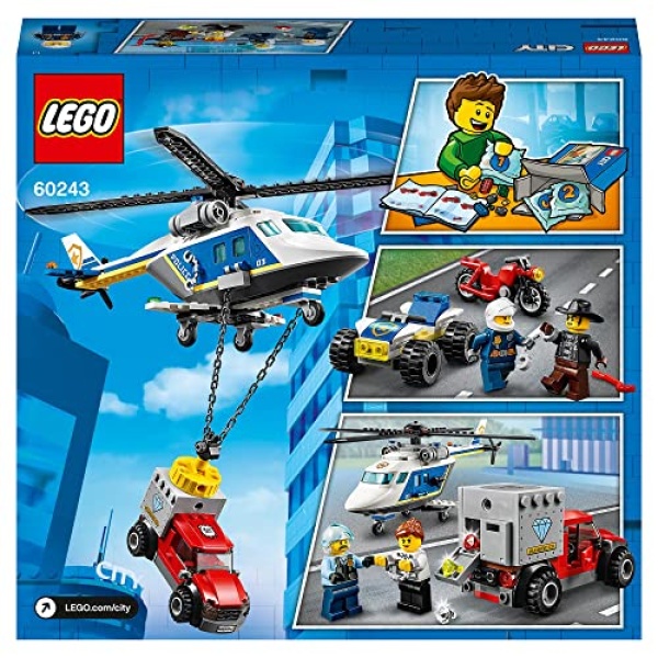 LEGO City Police Helicopter Chase Building Set - 60243 - Image 7
